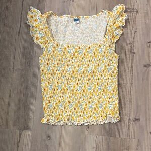 Floral Smocked Blouse